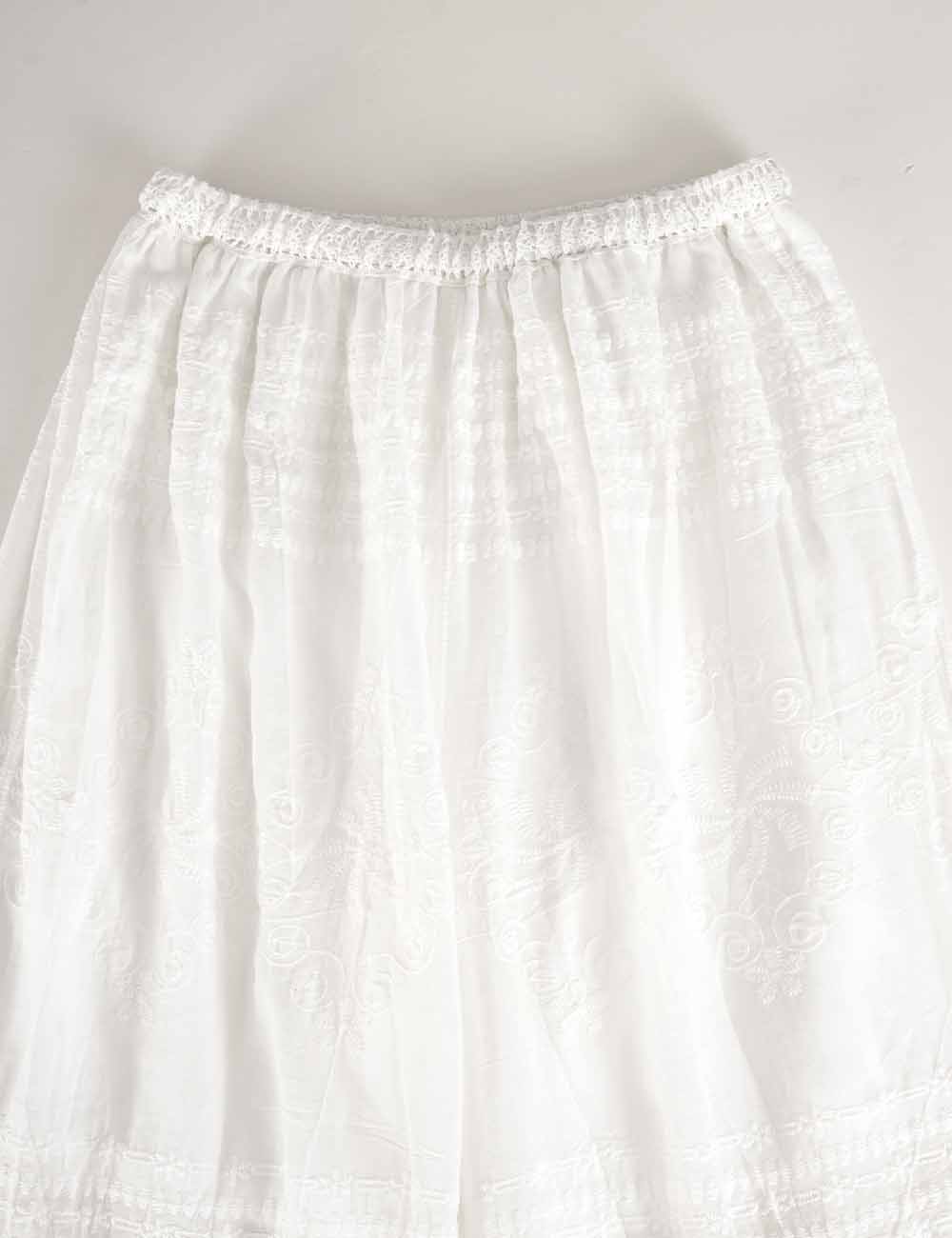 Ladies Chic Embroidery Button-Up Blouse & Pants Matching Set