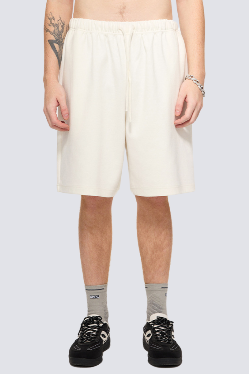 Men's Summer 290g Textured Fleece Loose Elastic Shorts