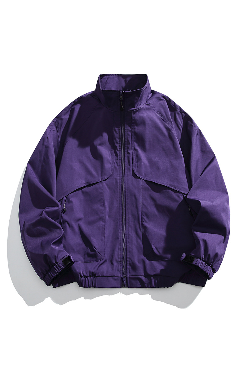 Unisex American Retro Multi-Pocket Loose Hiking Jacket