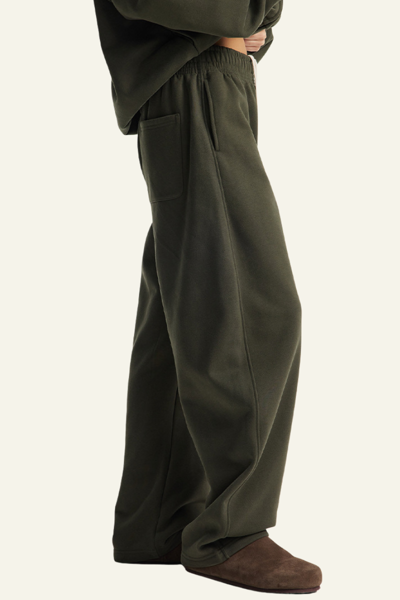 Men's Fall Clothing Fleece Versatile Curved-blade Pants