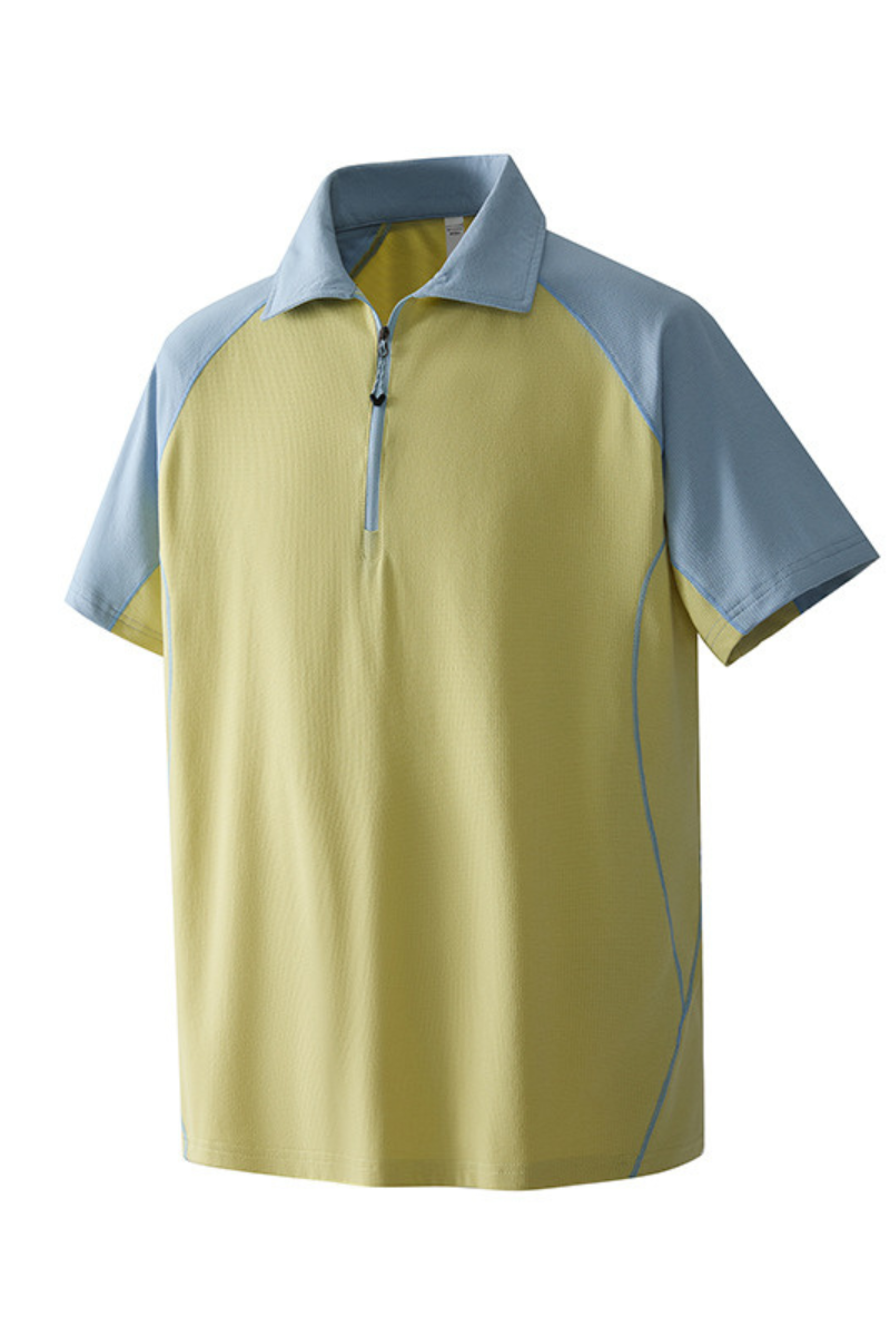 Men's Summer Outdoor Colorblock Quick Dry Cooling Tee