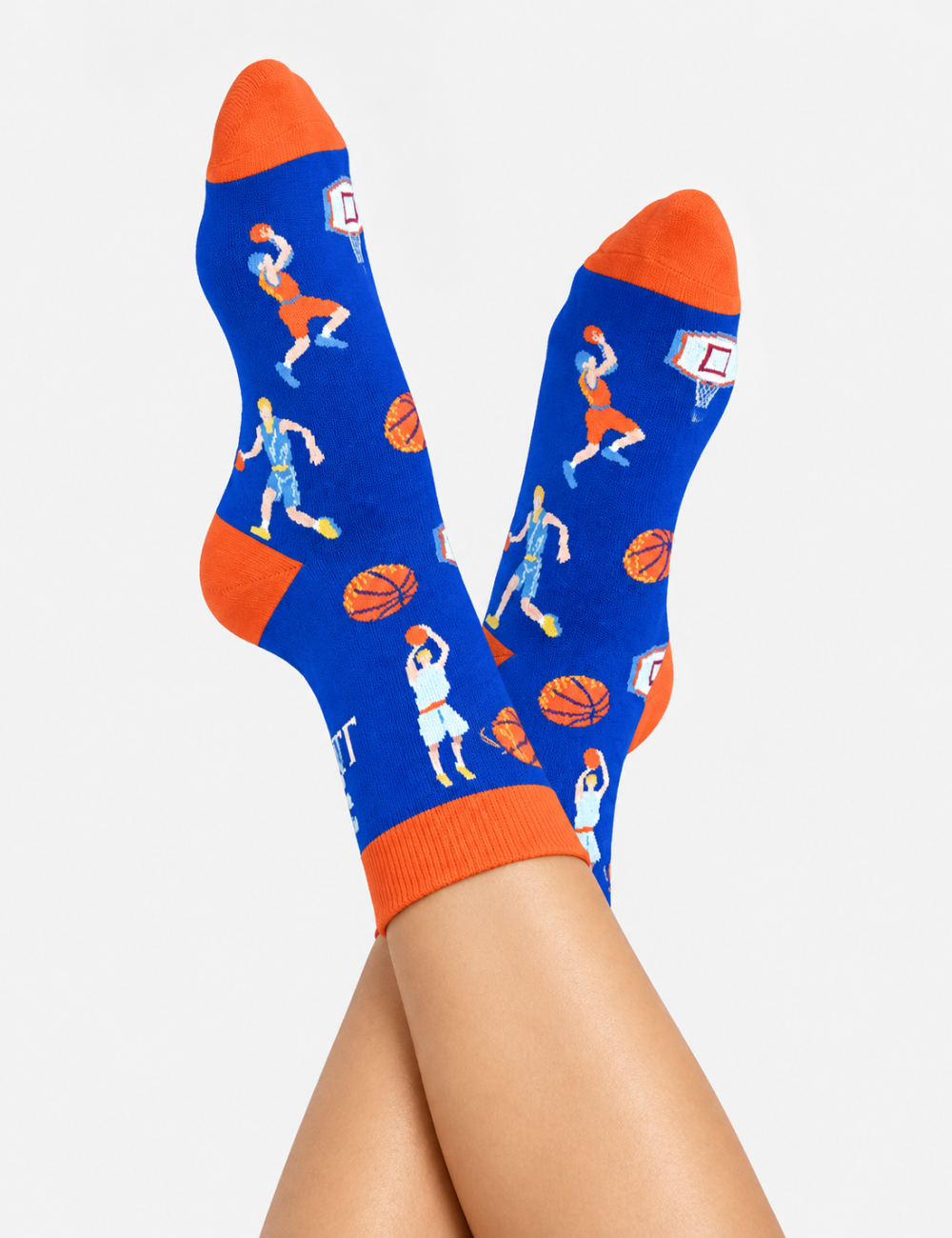 Ladies Novelty Fast Food Graphic Crew Socks