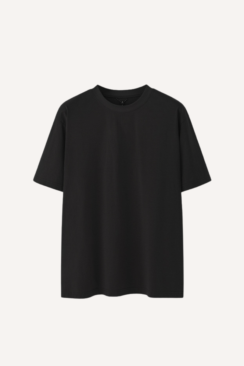 Unisex Spring Summer Polyester Solid Crewneck Quick Dry Tee
