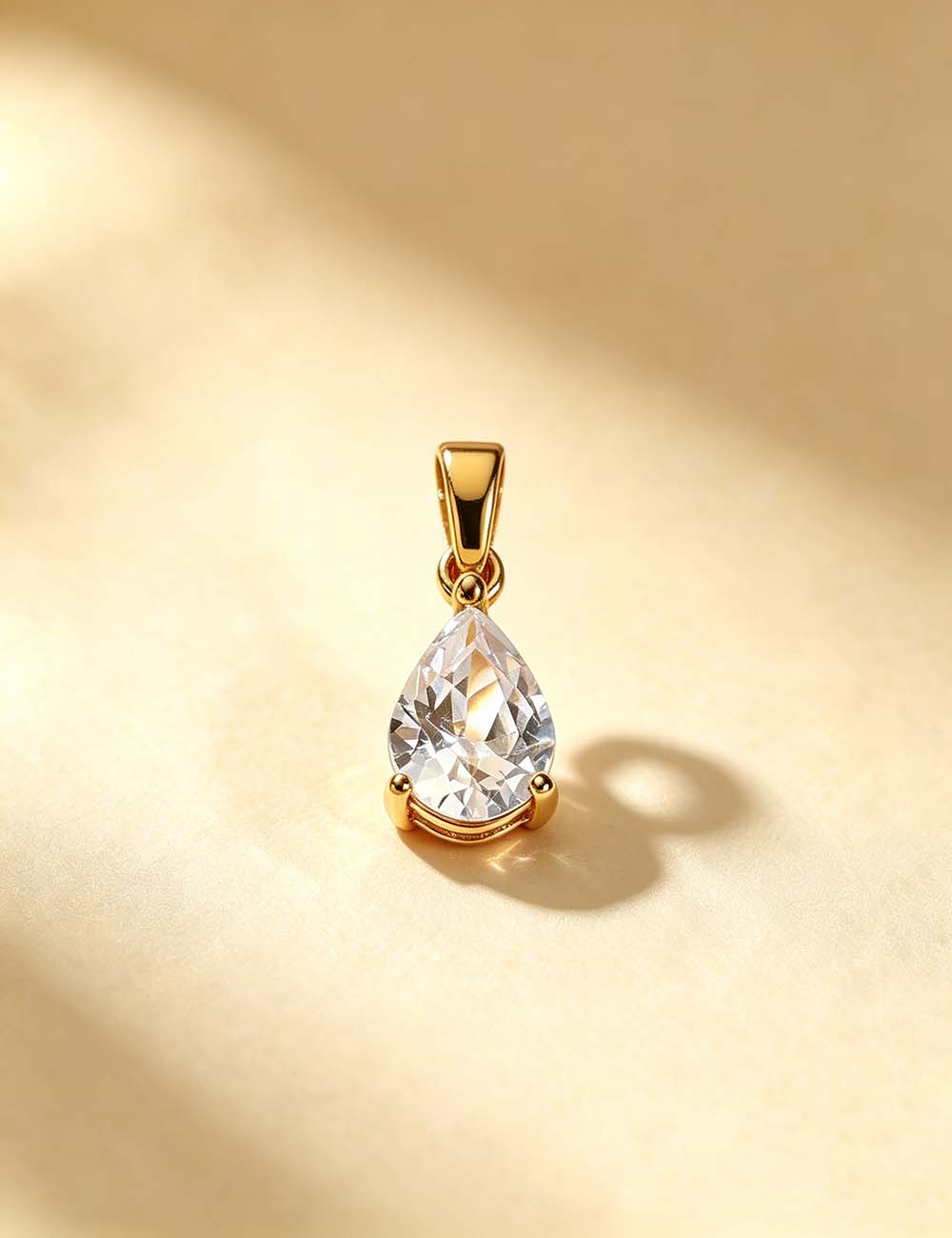 Ladies Rhinestone Teardrop Round Floral Pendant Charms