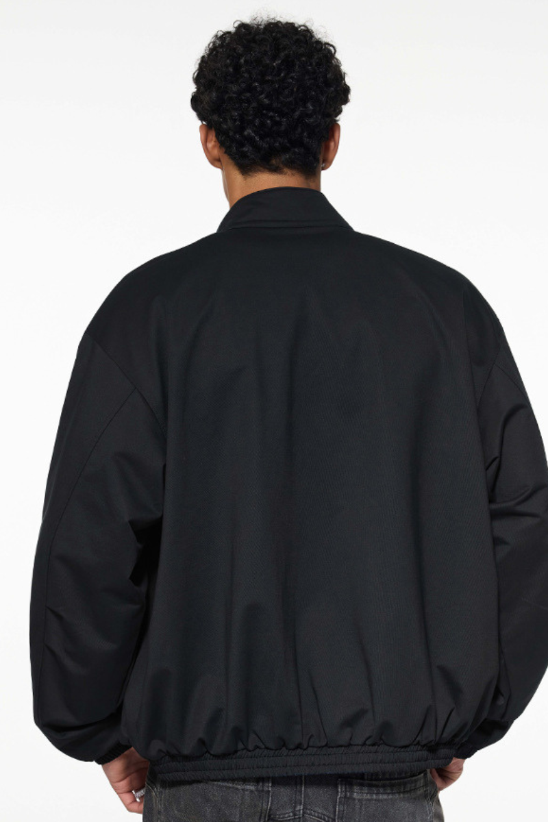 Men's Spring Summer Retro 290g Harrington Double Zip Jacket