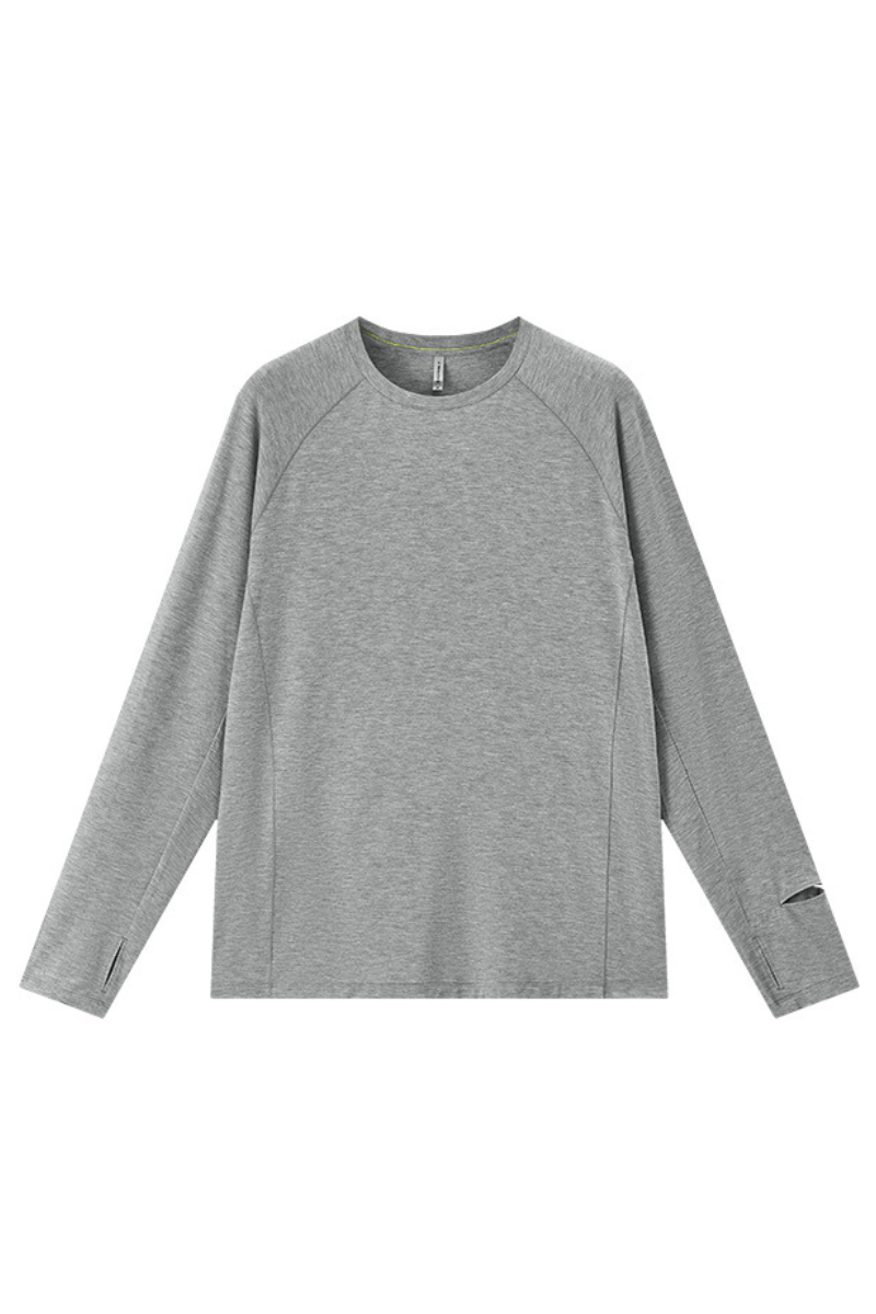 Unisex Summer Wool Long Sleeve Outdoor Anti-Odor Tee