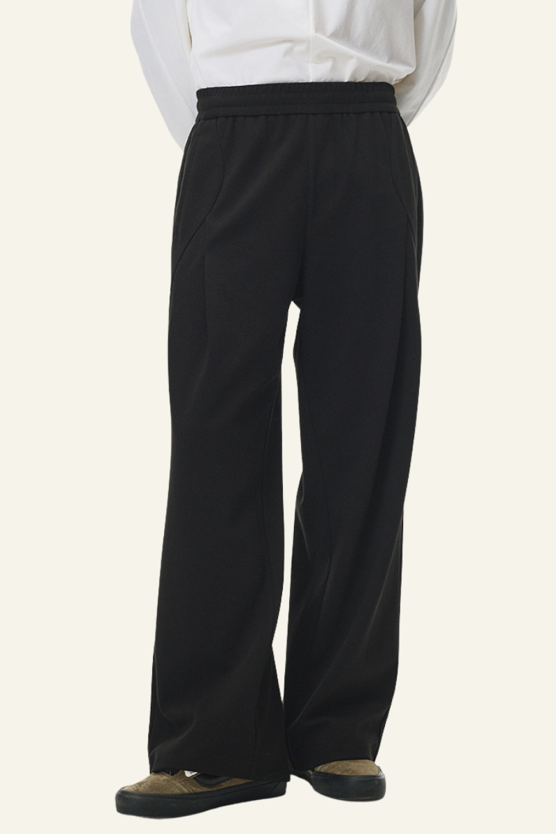 Women's Streetwear Twill Wide Leg Pants