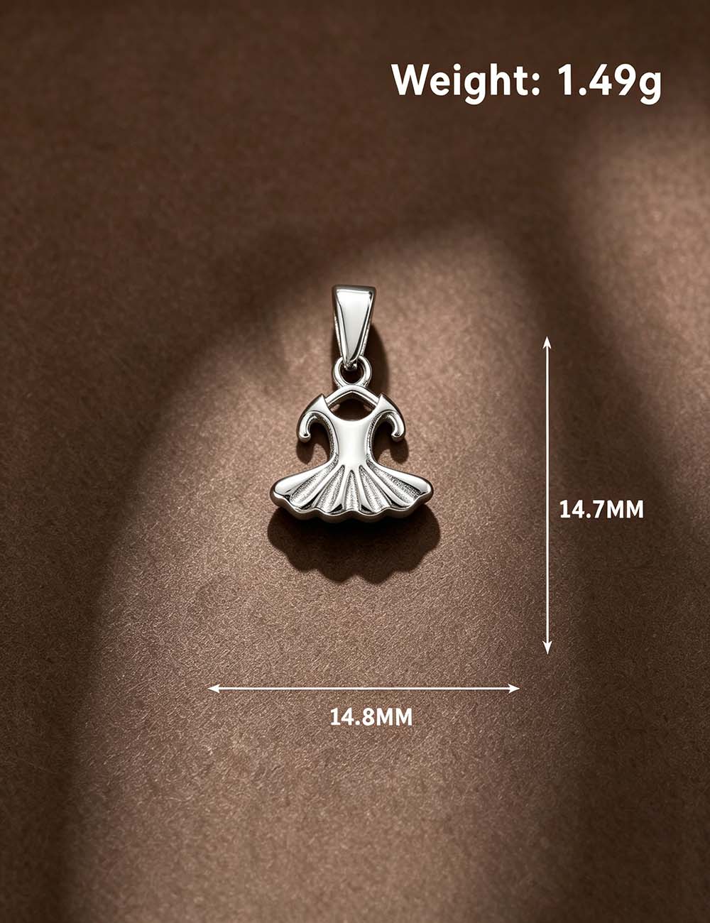 Ladies Vintage Coquette Bow Ribbon Flower Charm Pendant