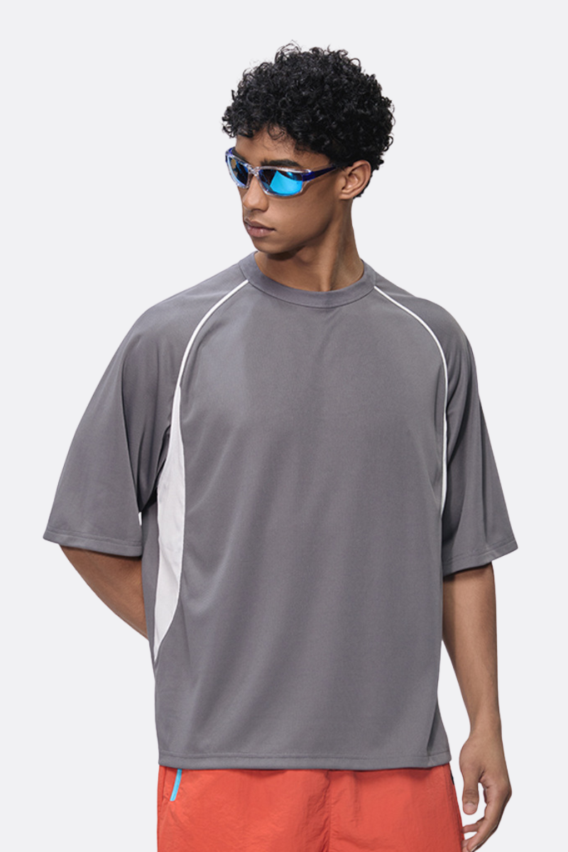 Men's Streetwear Lightweight Breathable Mesh T-shirt