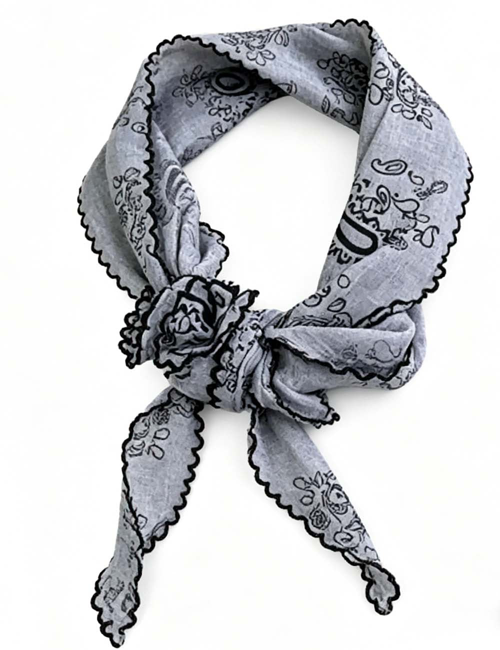 Ladies Boho Paisley Print Neck Scarf
