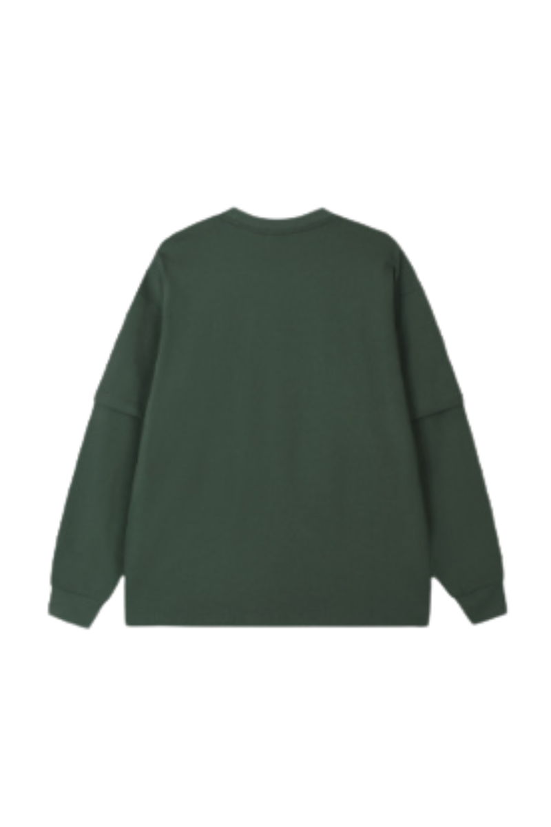 Unisex Teen Fall Clothing 305g Heavy Long Sleeve Mock Tee