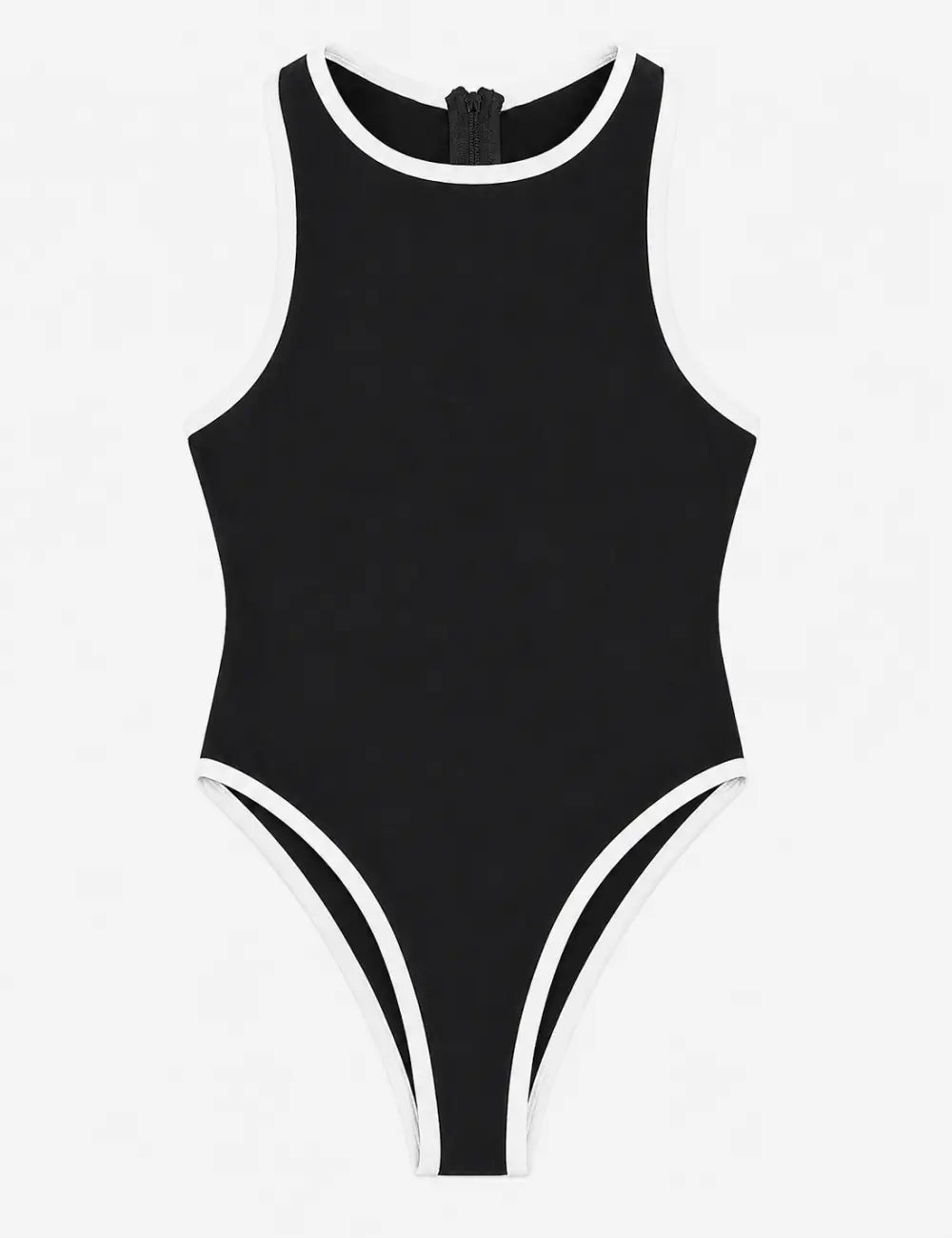 Ladies Color Block One Piece Swimsuit