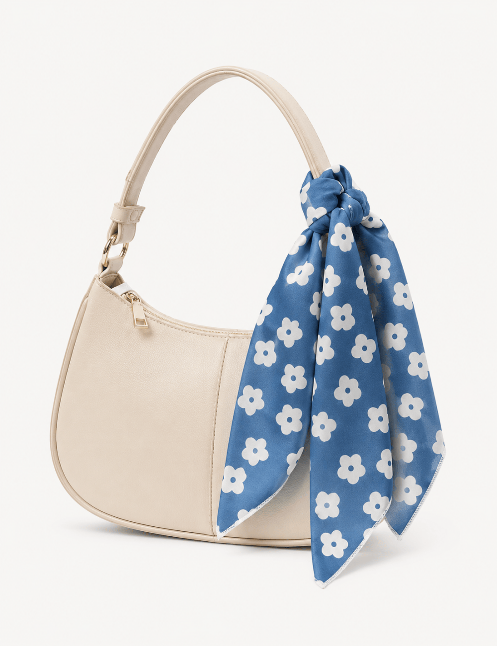 Ladies Casual Floral Print Bandana Scarf