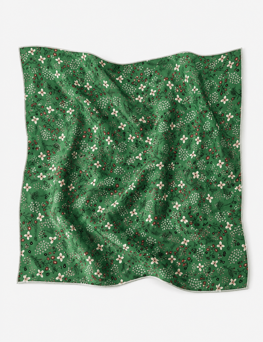 Ladies Casual Freesia Print Bandana Scarf