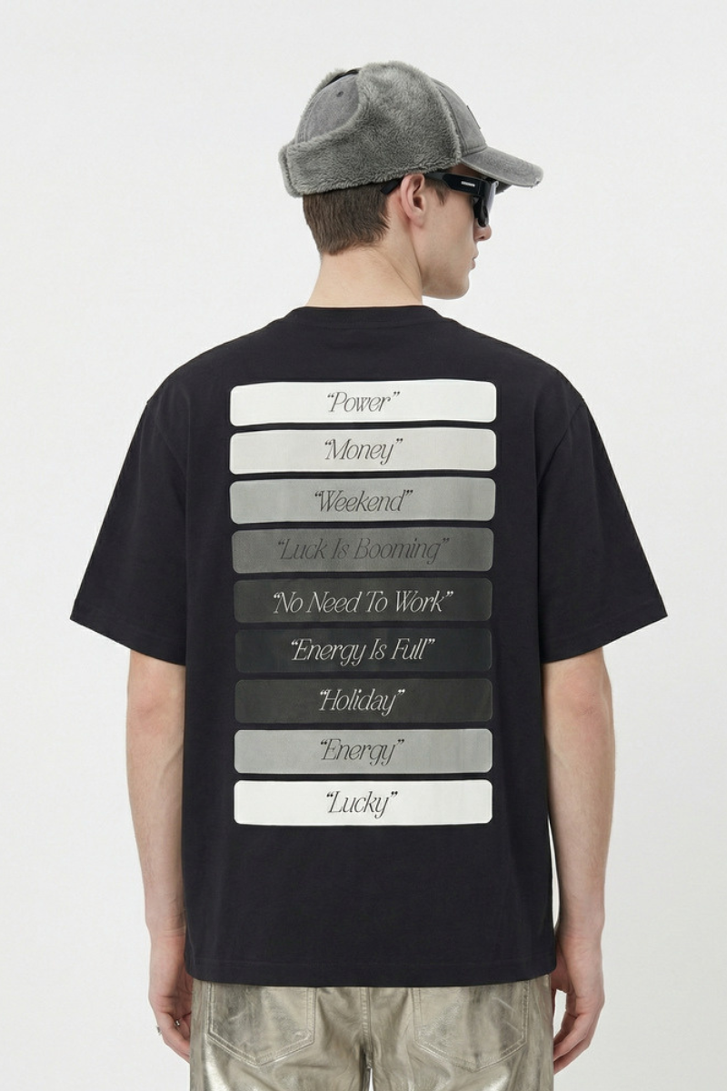 Men's Streetwear Crew Neck T-shirt