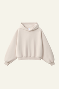 Men's Streetwear Cropped Drop-Shoulder Hoodie