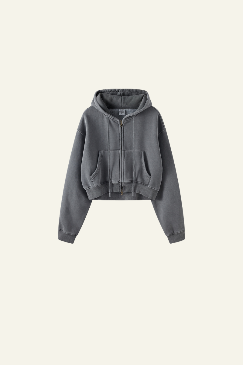 Women's Lightweight Full Zipper Hooded Jacket