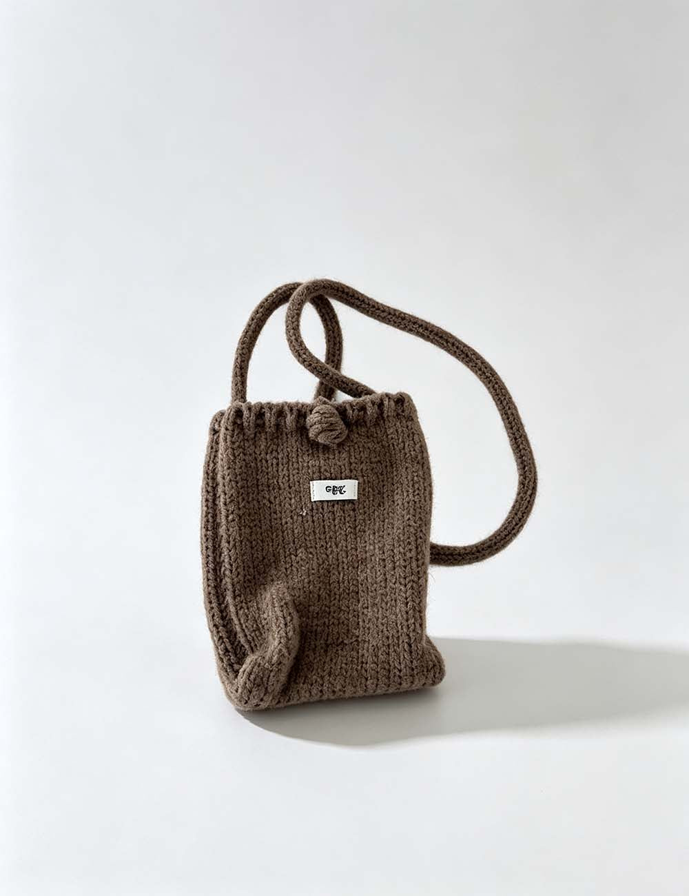 Ladies Casual Aesthetic Knit Mini Crossbody Phone Bag