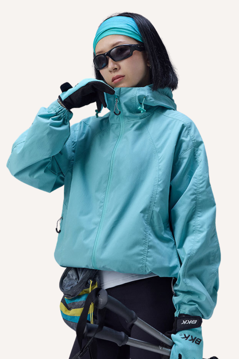 Unisex 3N Light Waterproof Hooded Outdoor Cycling Jacket