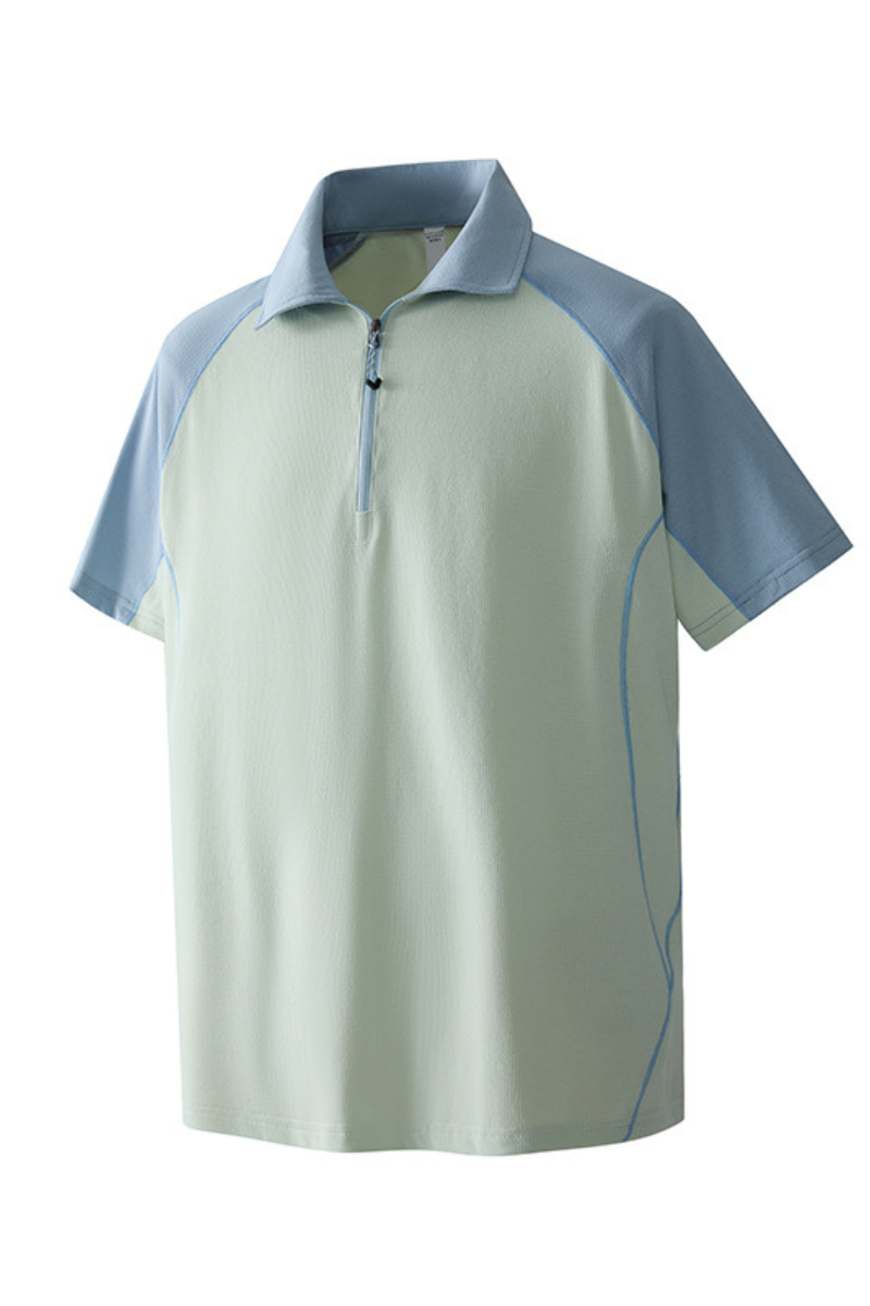 Men's Summer Outdoor Colorblock Quick Dry Cooling Tee