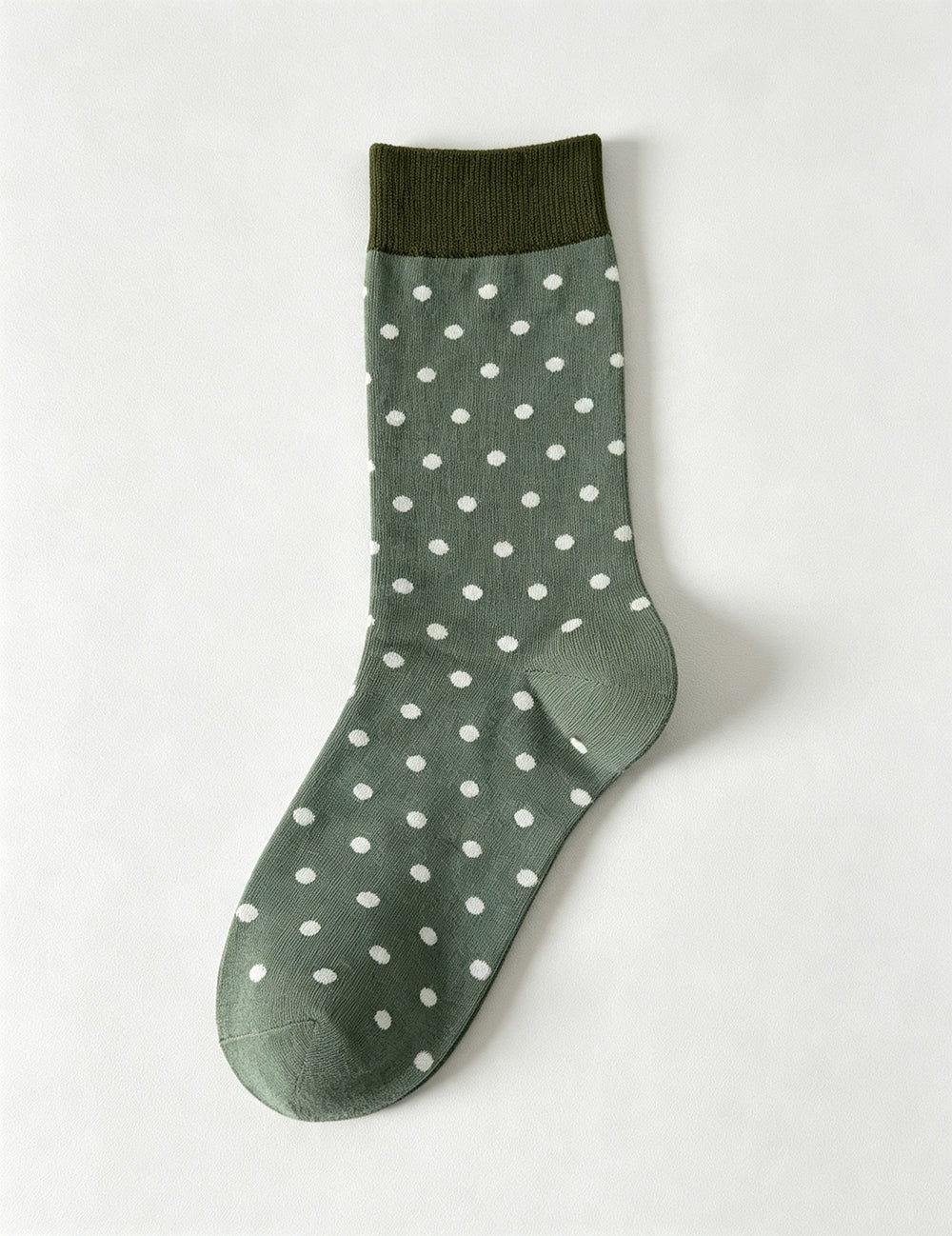 Ladies Cute Polka Dot Mid Calf Socks