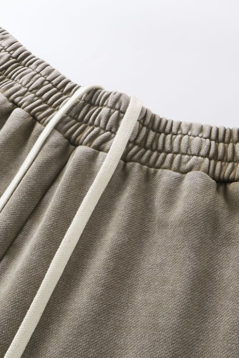 Men's Fall Clothing Cotton - Raw-Edge Patchwork Pants