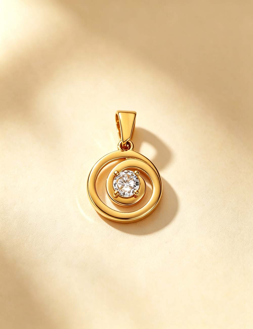 Ladies Rhinestone Teardrop Round Floral Pendant Charms
