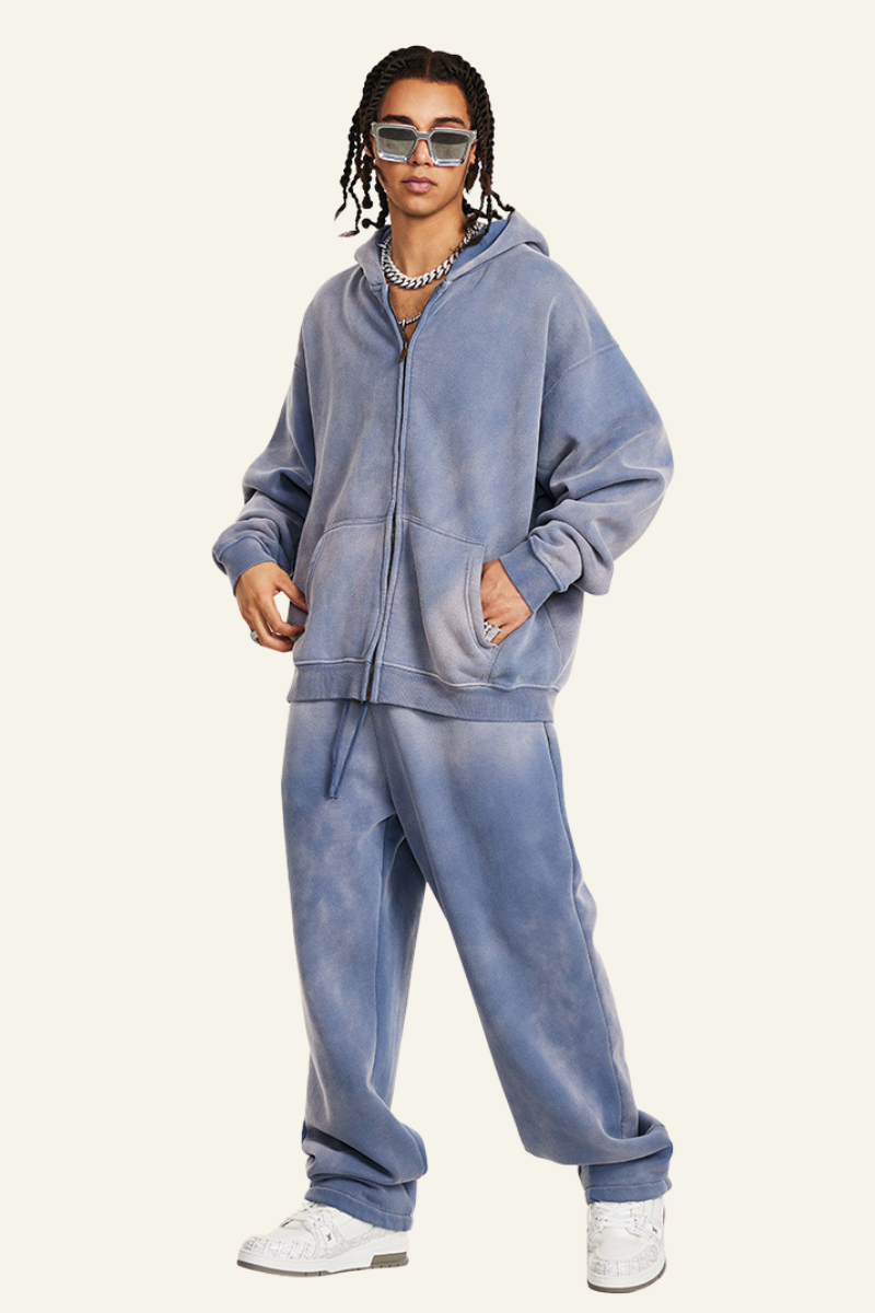Men's Fall Clothing Set:Hoodie Jacket And Pants
