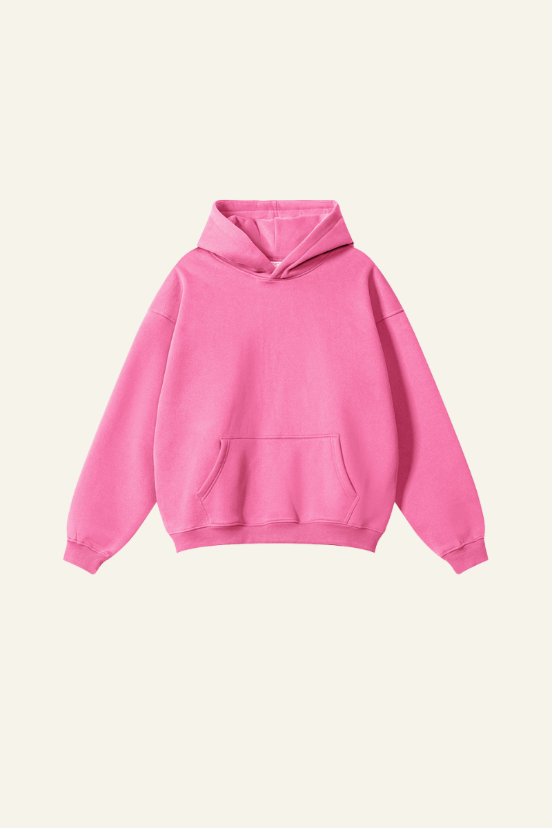 Women's Fall Clothing Solid Color Over Size Hoodie