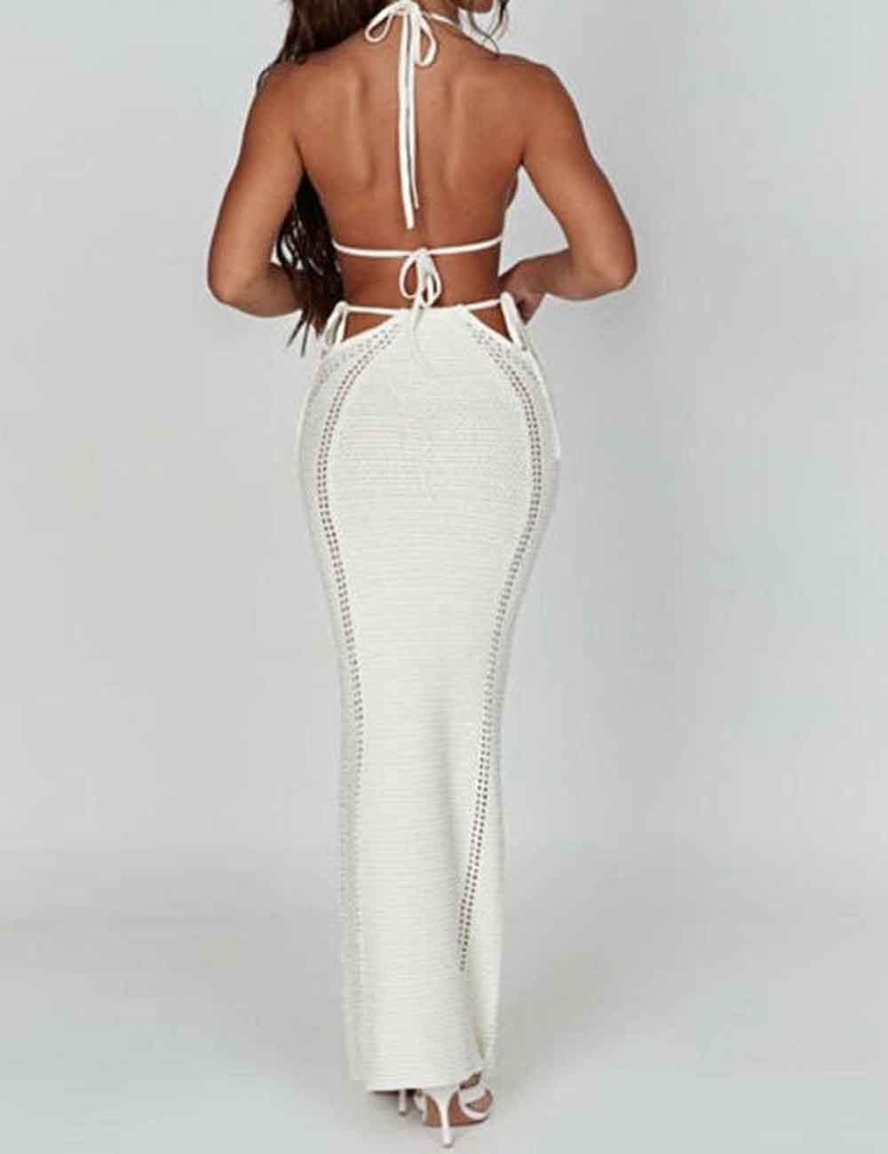 Solid Color Bikini Swimwear Cover Up Set