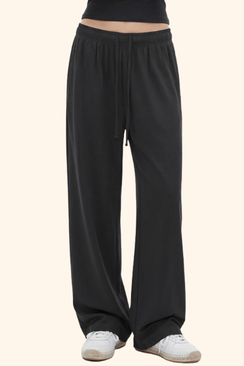 Women's Spring Summer 200g High Stretch Wide Leg Pants
