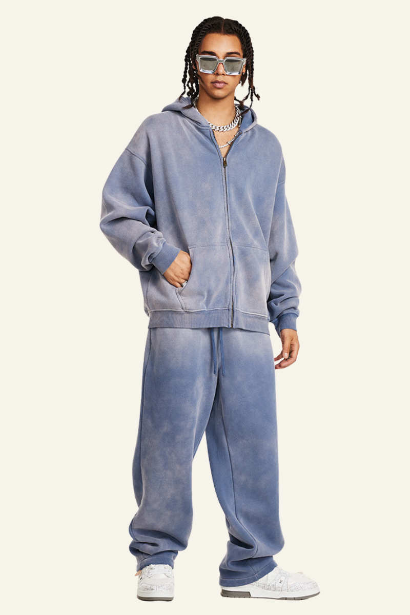 Men's Fall Clothing Set:Hoodie Jacket And Pants