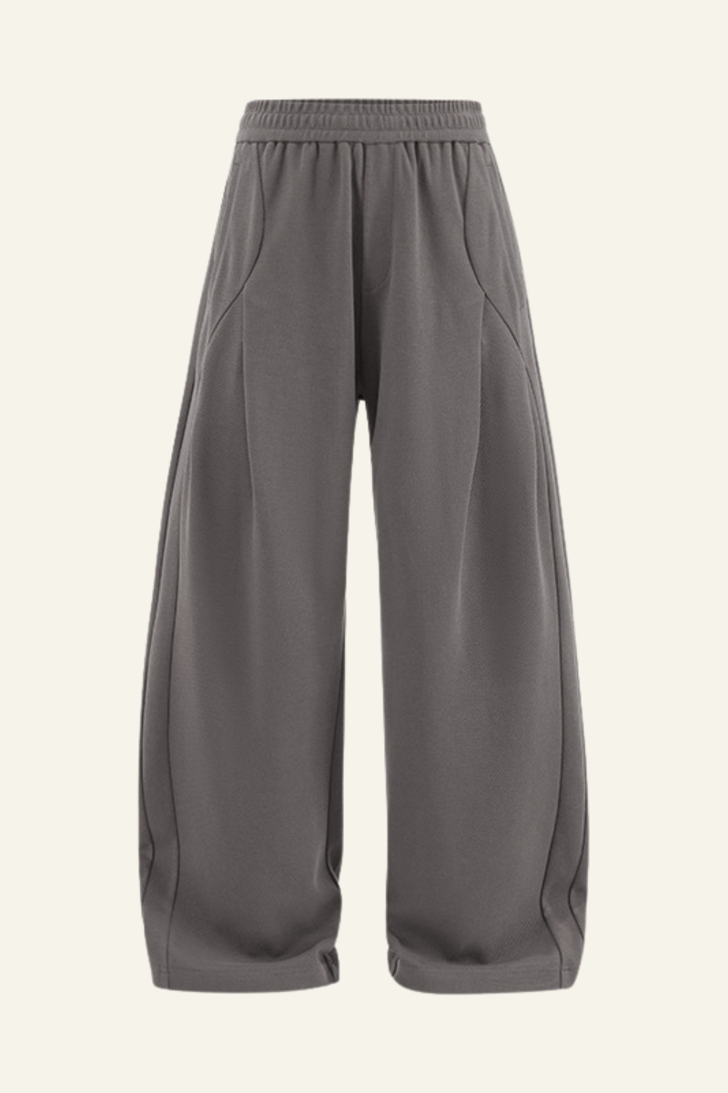 Women's Streetwear Twill Wide Leg Pants
