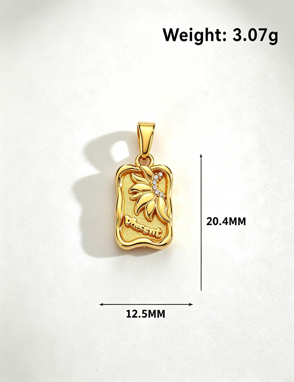 Ladies Vintage Coquette Bow Ribbon Flower Charm Pendant