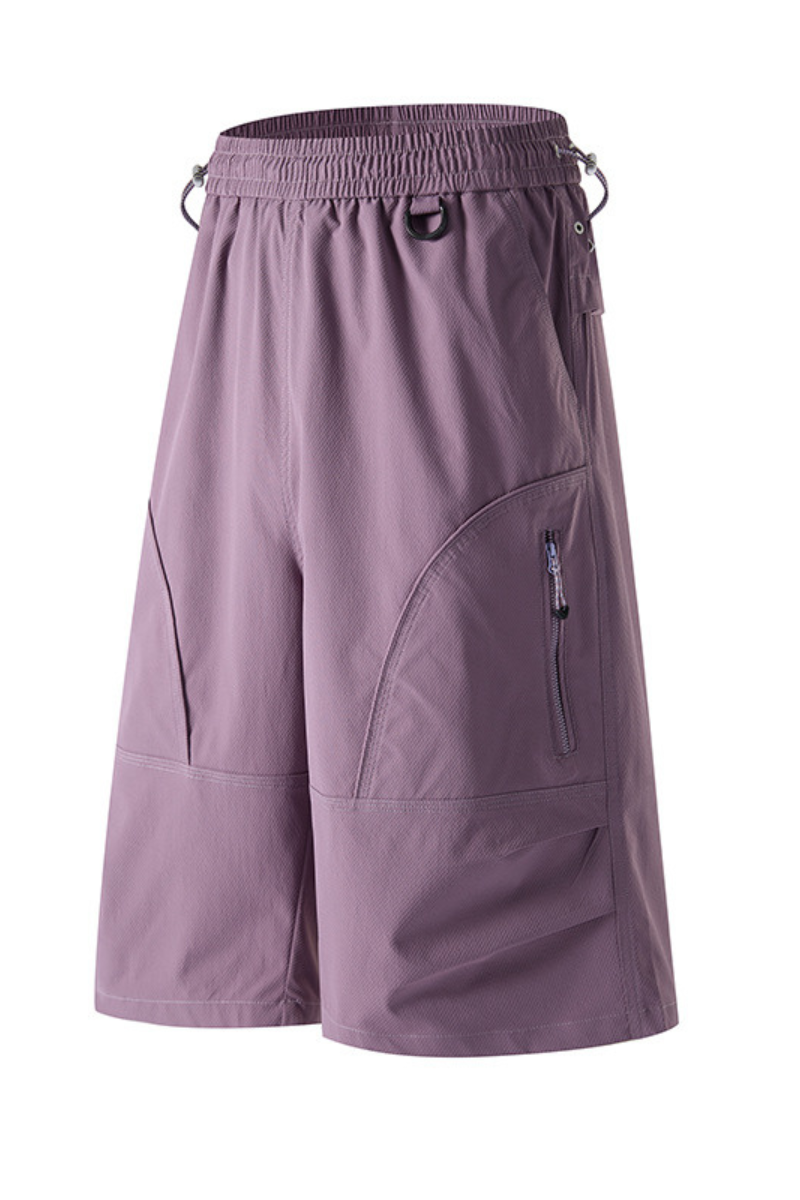 Men's Summer Hiking QuickDry Durable Cargo 7/8 Shorts