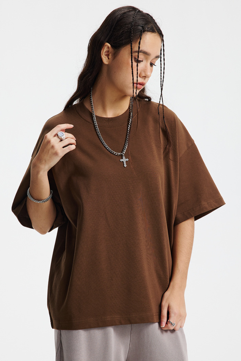 Women's Summer 275g Cotton Boxy Oversized Tee