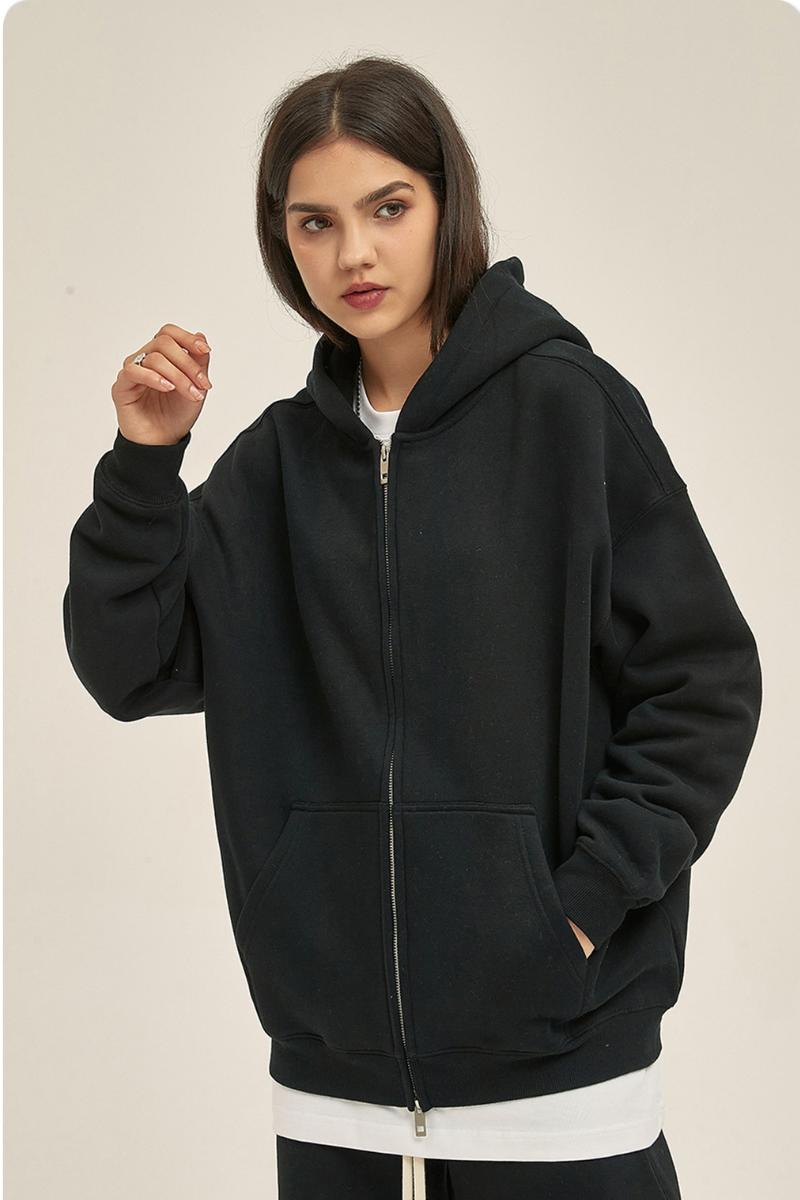 Women's Fall Clothing 350G Full Zip Hoodie Jacket