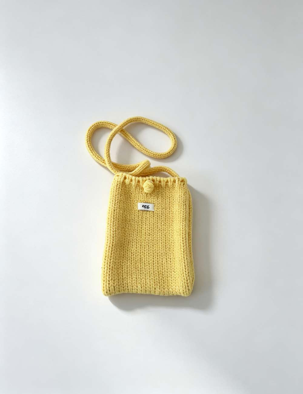 Ladies Casual Aesthetic Knit Mini Crossbody Phone Bag