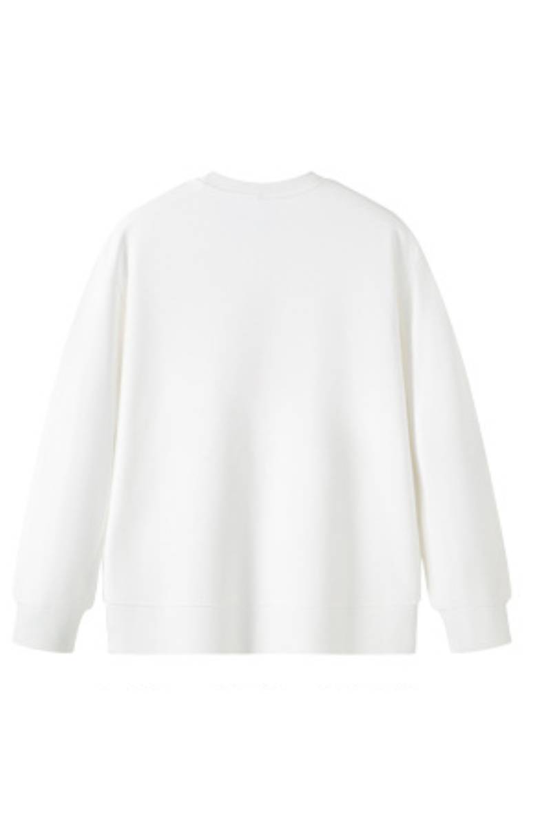 Men Fall Clothing 380gsm 100% Cotton Crew Neck Sweatshirt