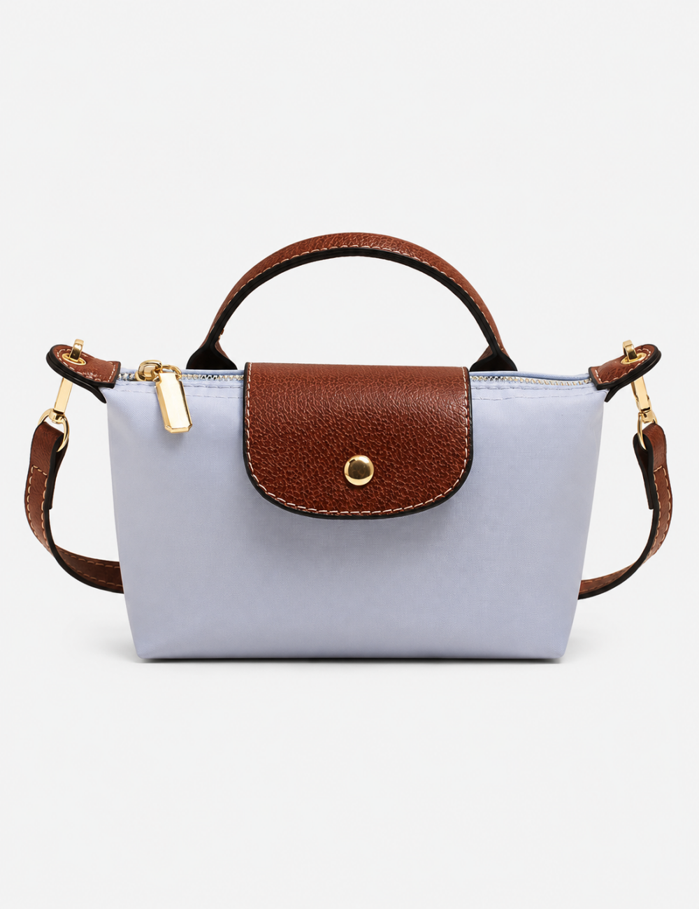 Ladies Color Block Flap Crossbody Bag Phone Wallet Bag