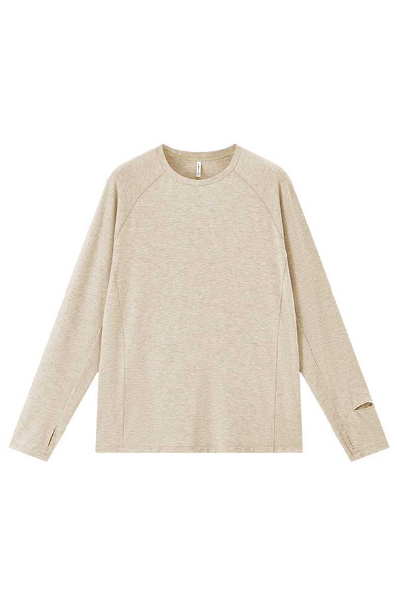 Unisex Summer Wool Long Sleeve Outdoor Anti-Odor Tee