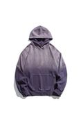 Unisex Fall Clothing Retro Washed Gradient Cotton Hoodie