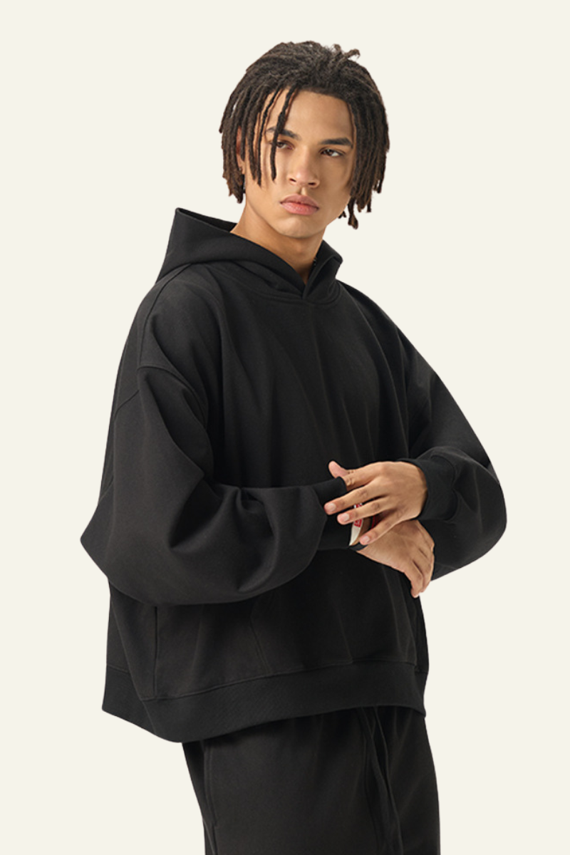 Men's Fall Clothing Stretwear Relaxed Fleece Hoodie