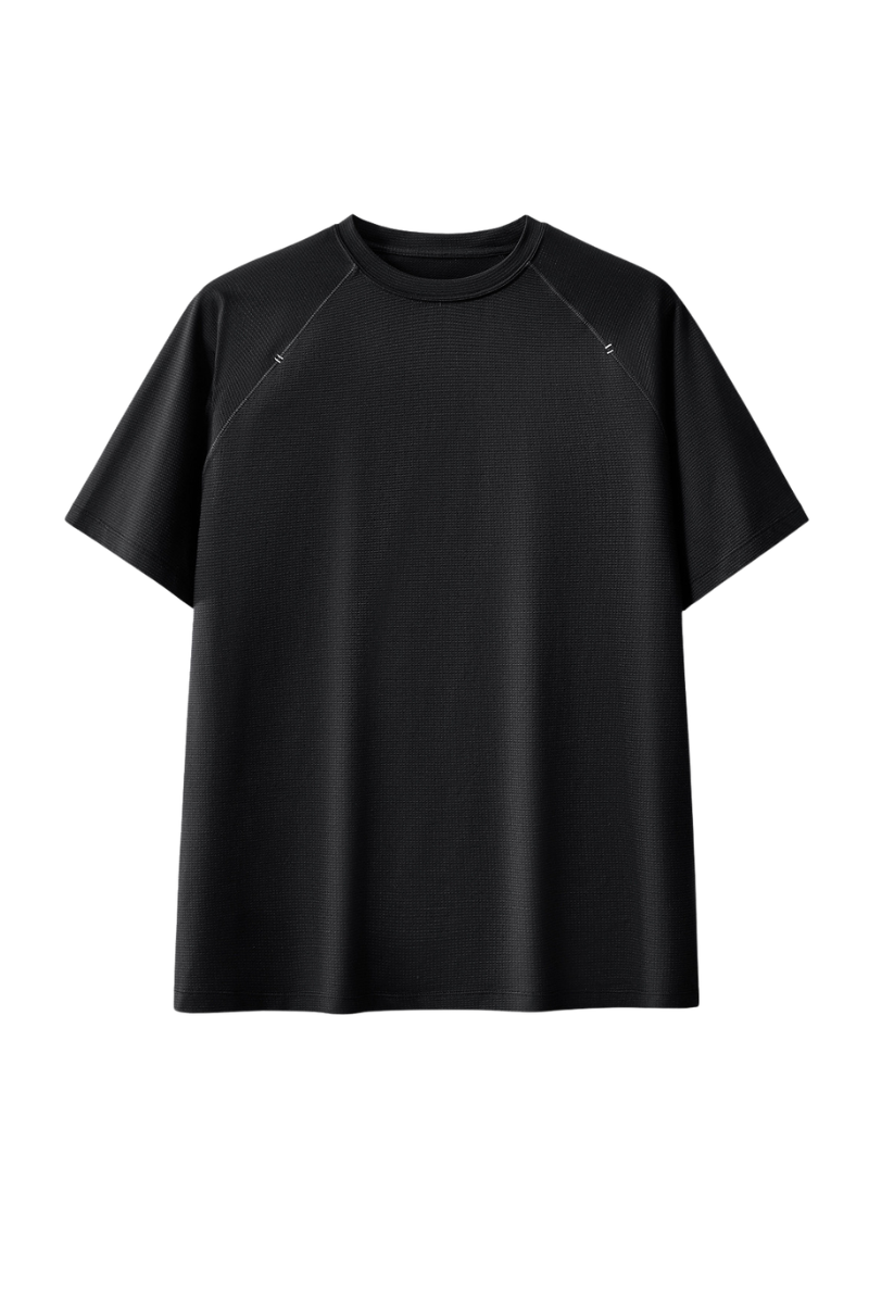 Unisex 7A Antibacterial Cotton 3D Patchwork Tee