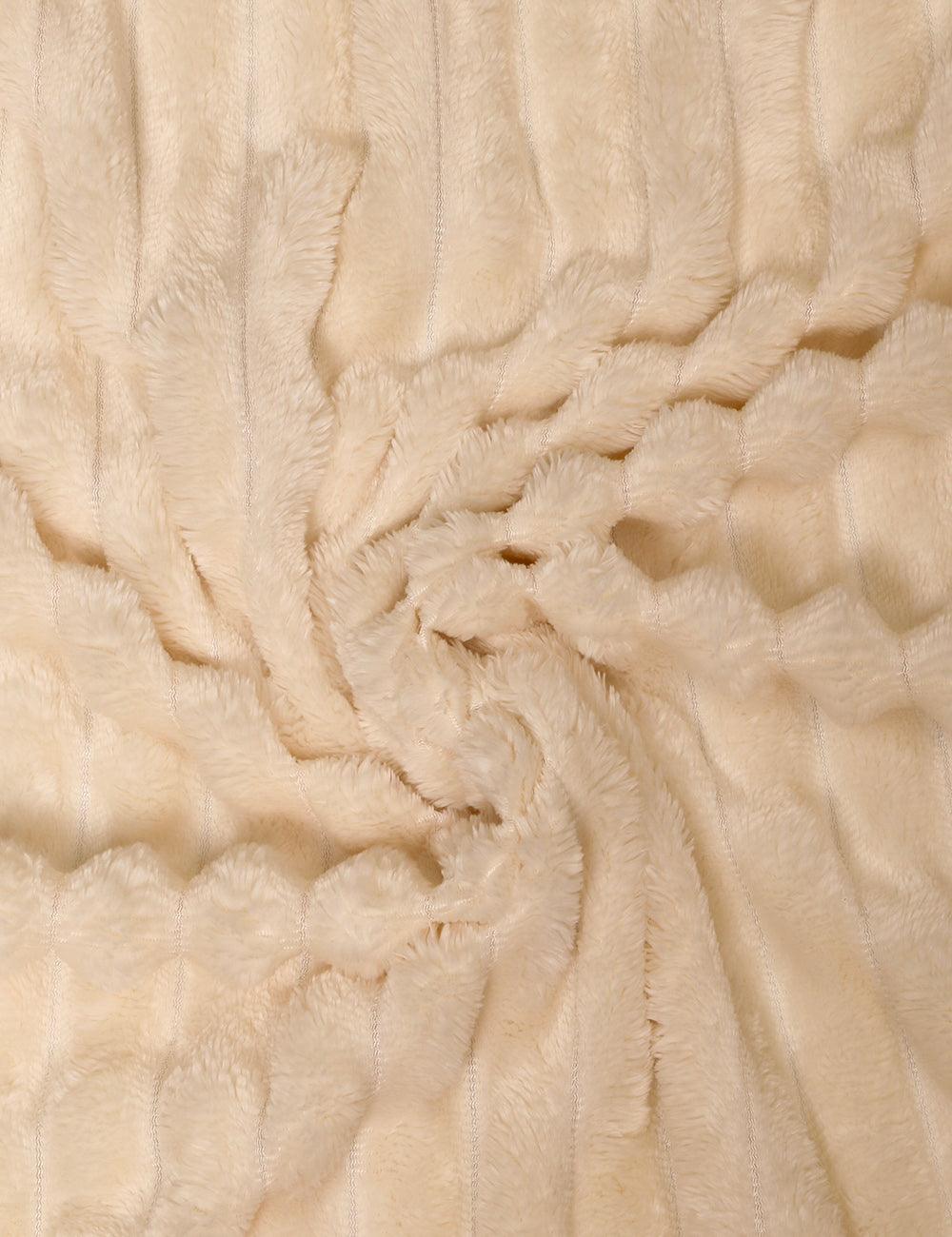 Home Decor Faux Fur Soft Solid Color Blanket SKABL4089