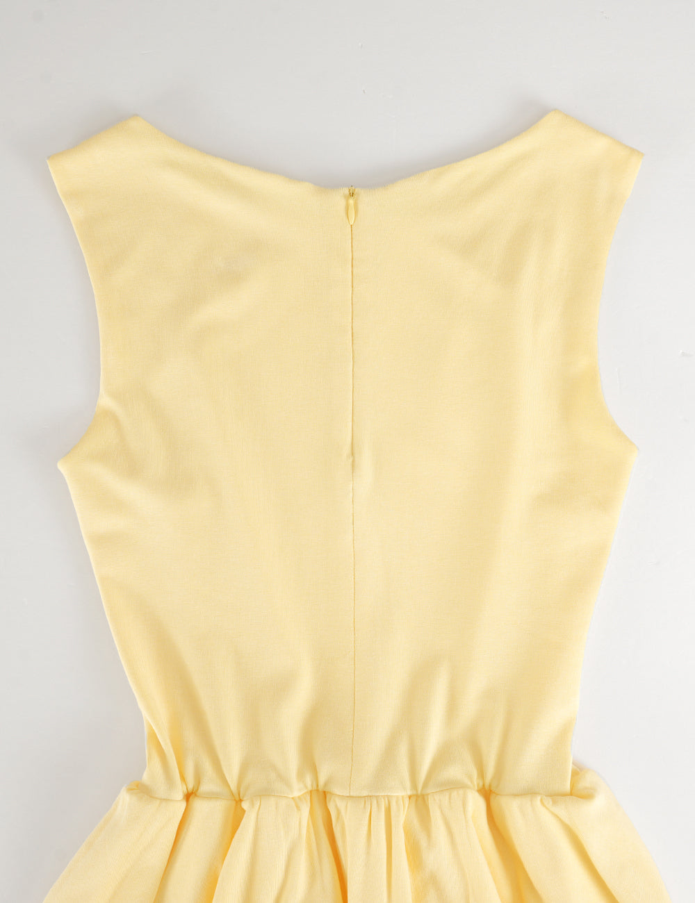Ladies Sleeveless Layered Ruffle Hem Solid Color Romper