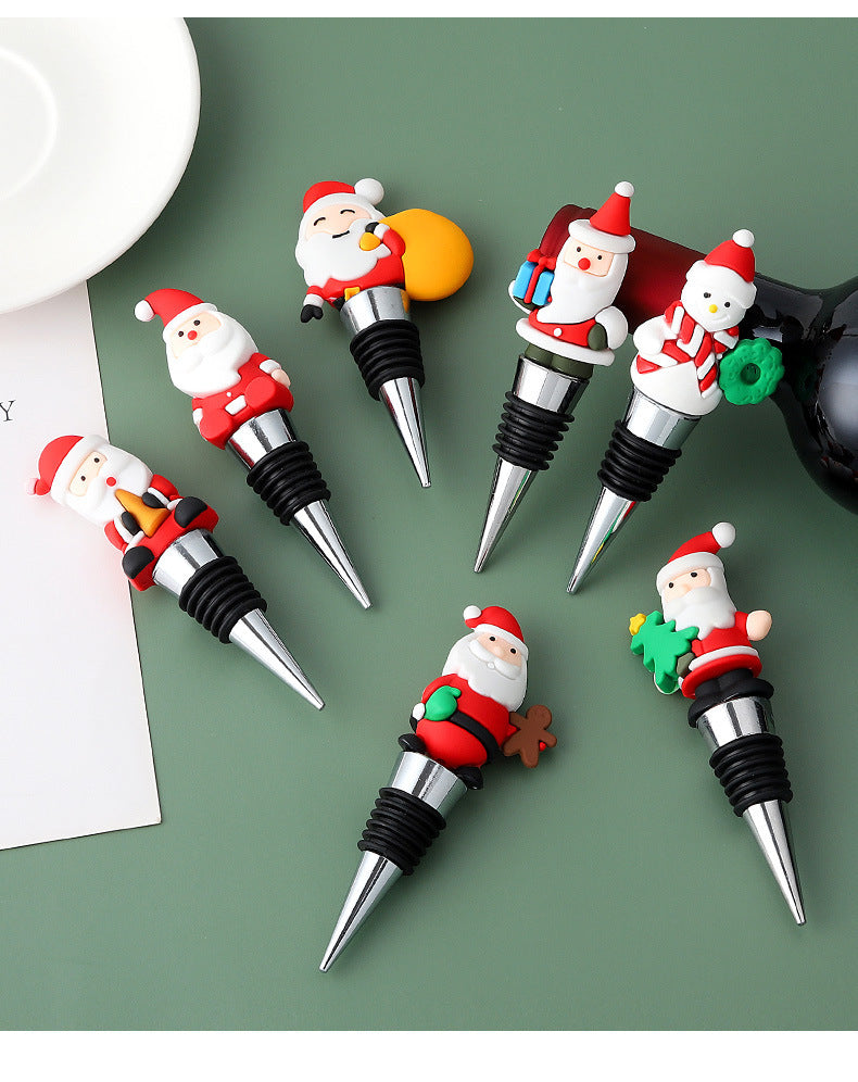 Chirstmas Santa Claus Wine Bottle Stopper SKACC4184