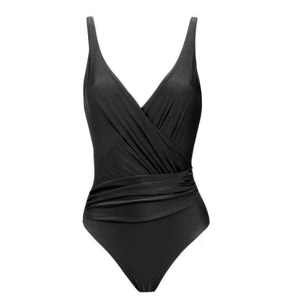Ladies Print One Piece Swimwear with Cover SKSW40136