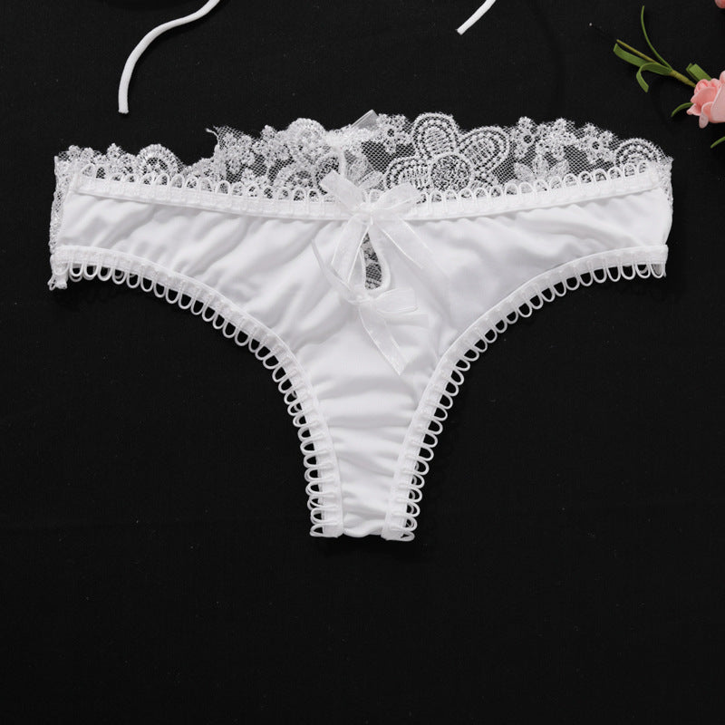 Ladies Floral Embroidery 2PCS Lingerie Corset Set SKLG4101