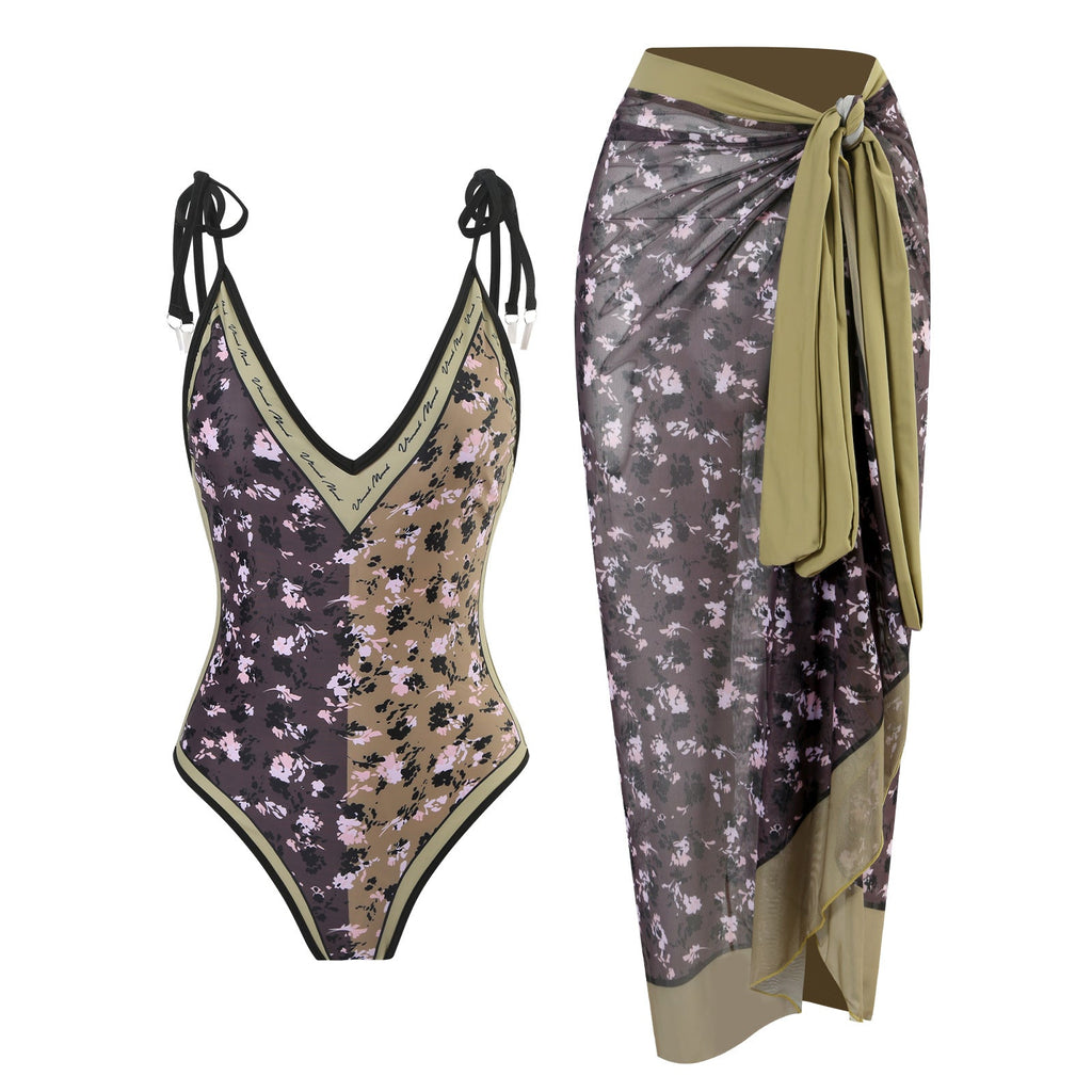 Floral AB Side Reversible One Piece with Cover SKSW40089ST